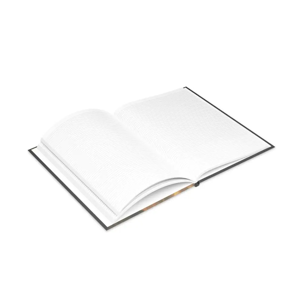 Open lined notebook from Cervantes The Younglings Dawn Hardcover with Winged Horse Design