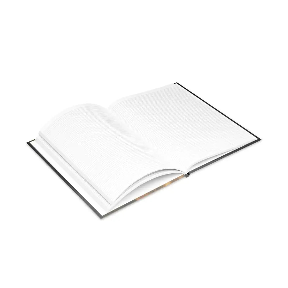 Open lined notebook from Cervantes The Youngling’s Dawn Hardcover with Winged Horse Design