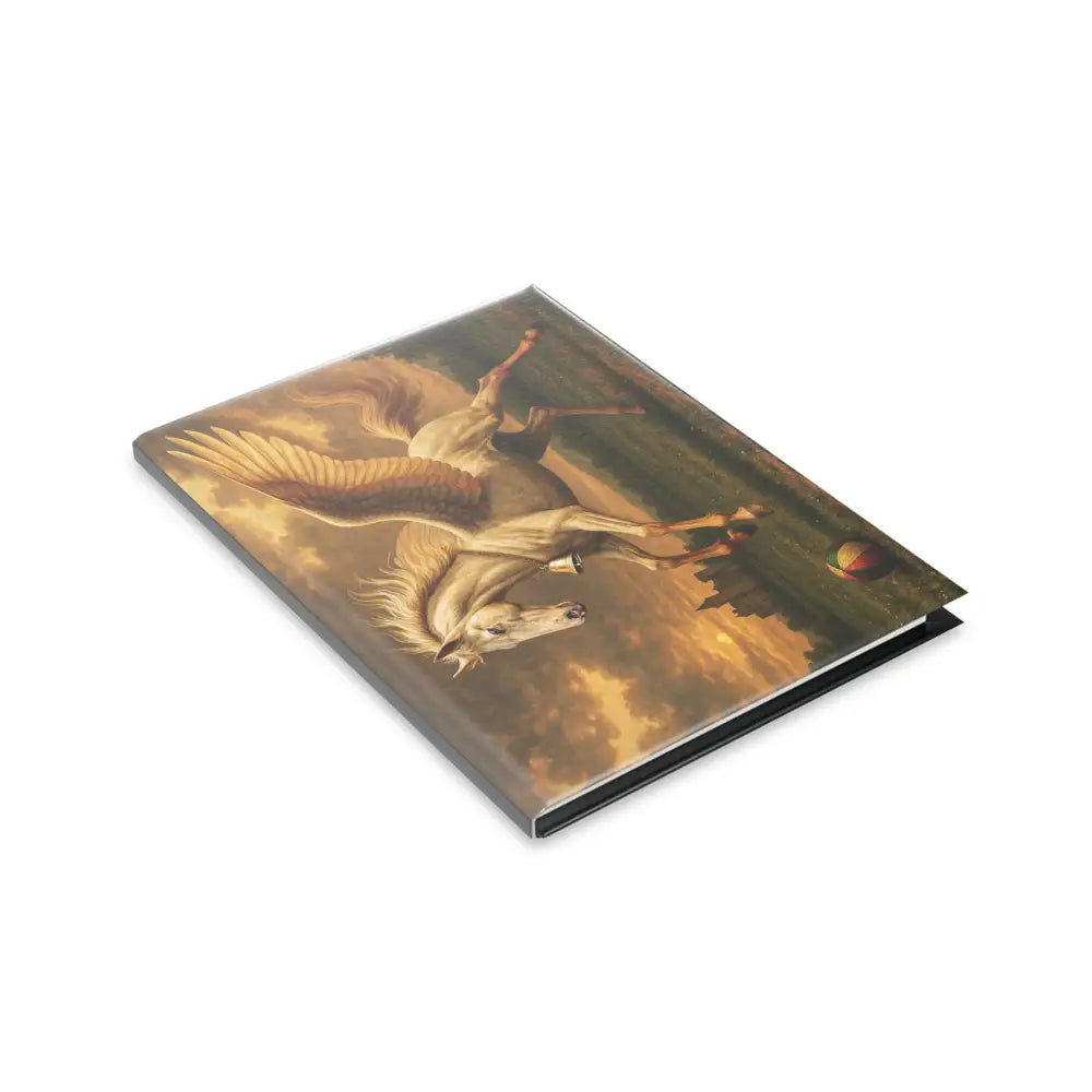 Pegasus-themed hardcover notebook Cervantes The Youngling’s Dawn with winged horse design