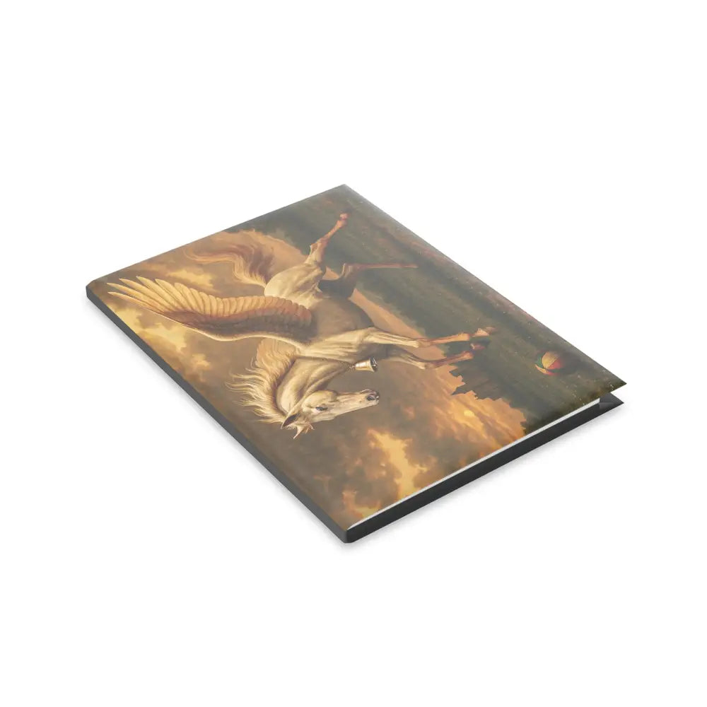 Pegasus-themed hardcover journal from Cervantes The Youngling’s Dawn Notebook with winged horse design