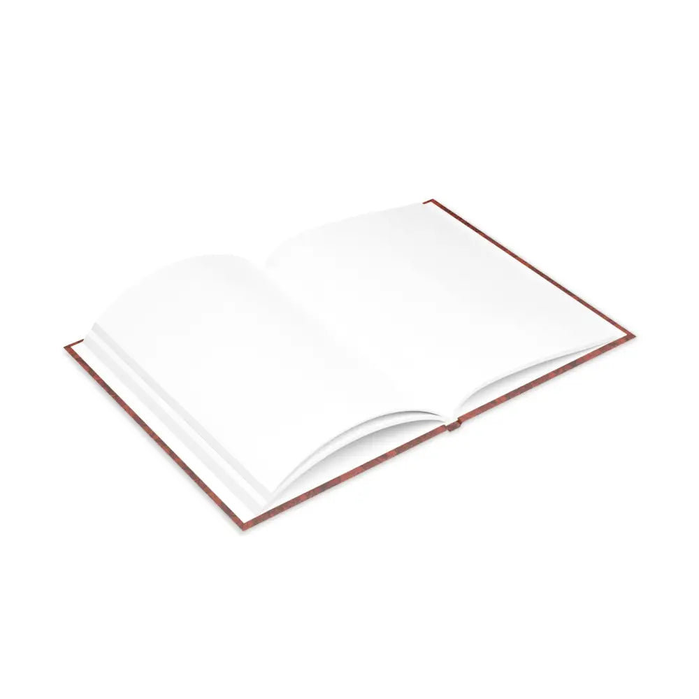 Open blank book in Lone Star Rider Wild Range Cowgirl Hardcover Notebook
