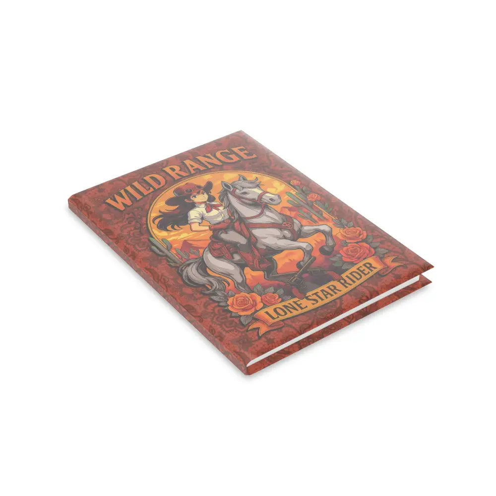 Illustrated notebook from Lone Star Rider Wild Range Cowgirl Hardcover Notebook collection