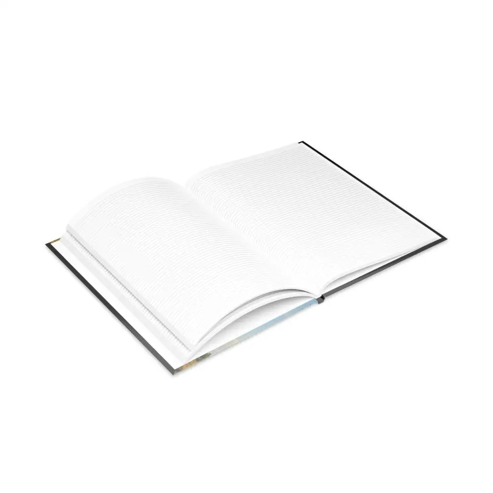 Open lined notebook with Winged Horse Design for Equestrian enthusiasts
