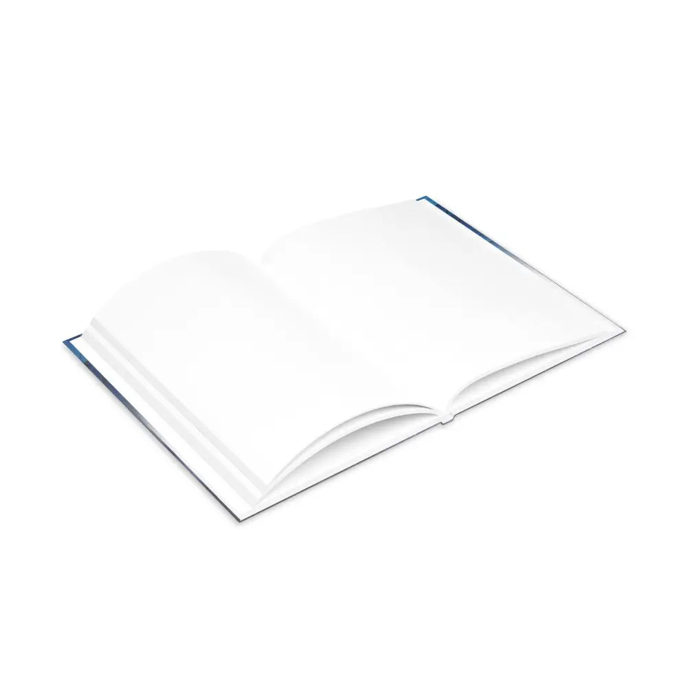 Open blank book from Never Stop Dreaming Equestrian Fantasy Hardcover Notebook
