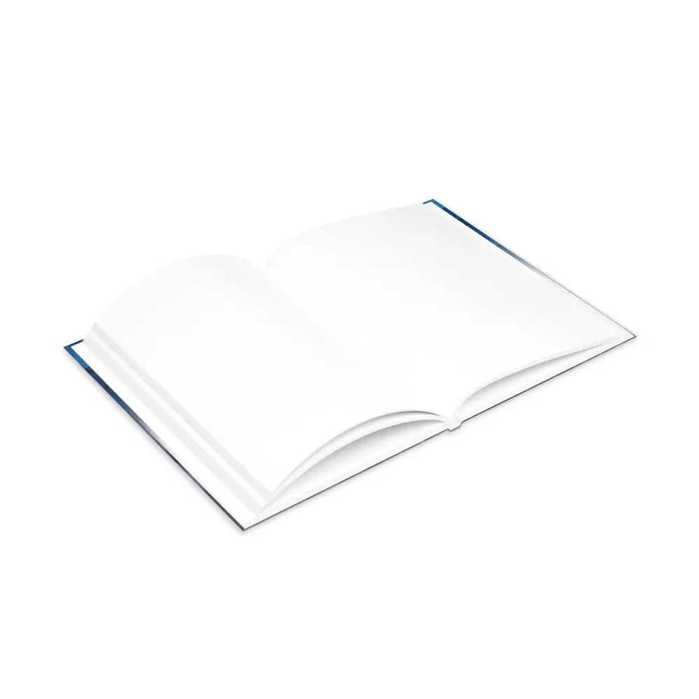 Open blank book from Never Stop Dreaming Equestrian Fantasy Hardcover Notebook
