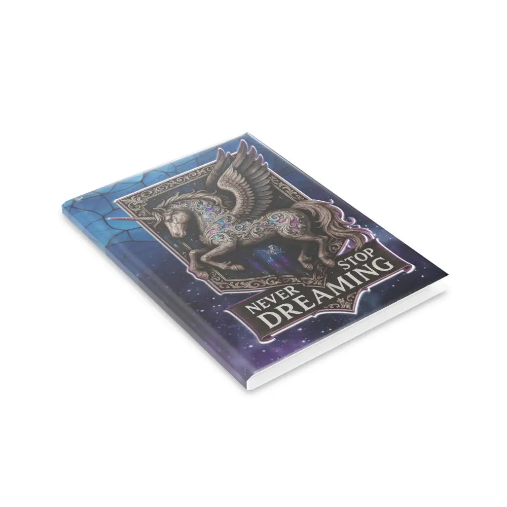 Unicorn-themed hardcover notebook from Never Stop Dreaming Equestrian Fantasy Collection