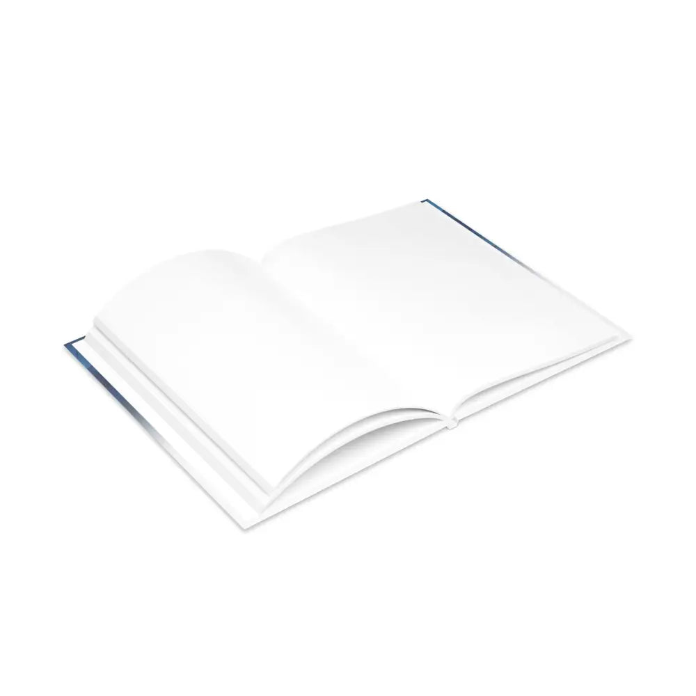 Open blank book from Never Stop Dreaming Equestrian Fantasy Hardcover Notebook