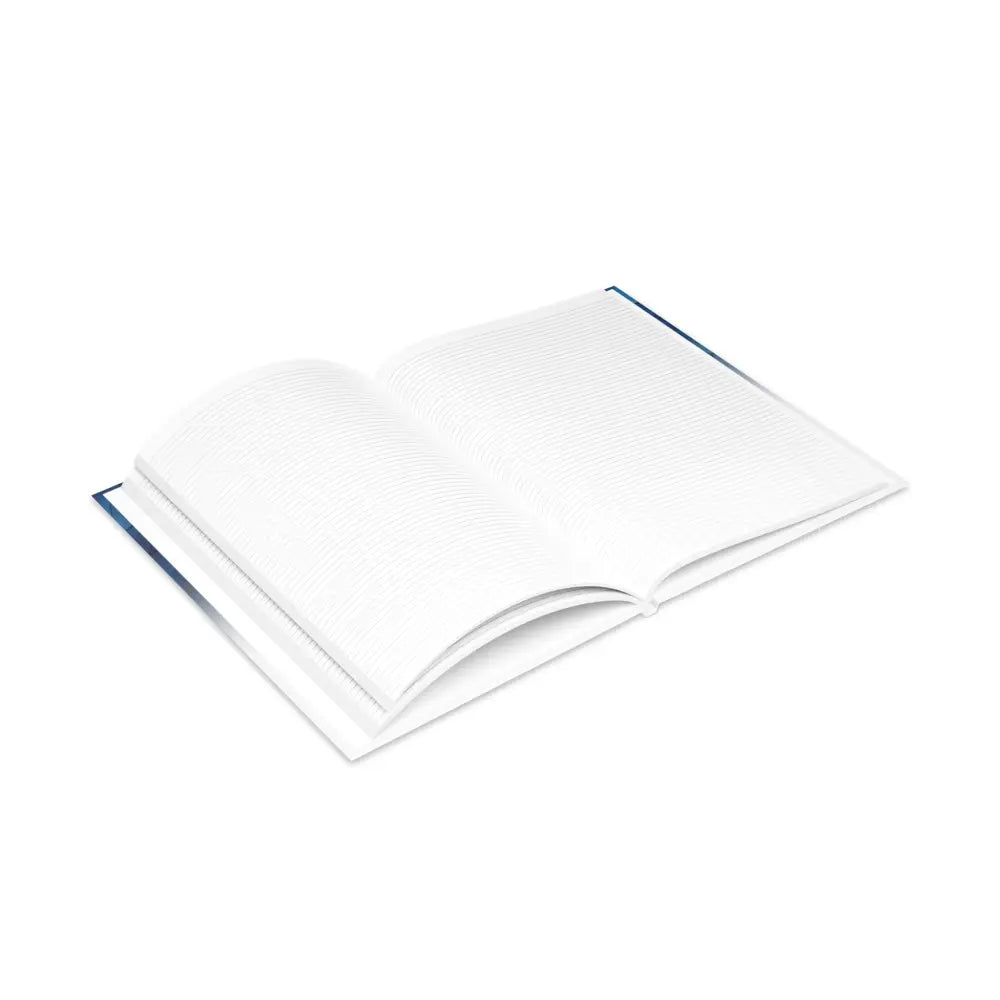 Open lined notebook from Never Stop Dreaming Equestrian Fantasy Hardcover Notebook