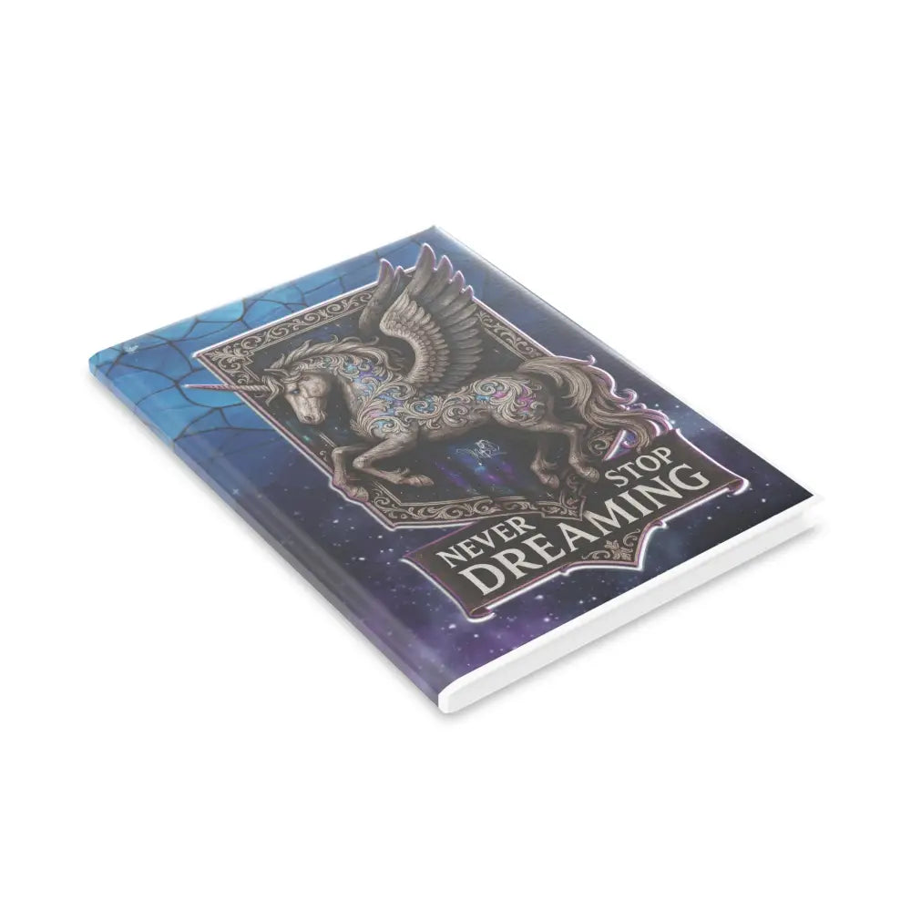 Unicorn-themed notebook from Never Stop Dreaming Equestrian Fantasy Hardcover Notebook
