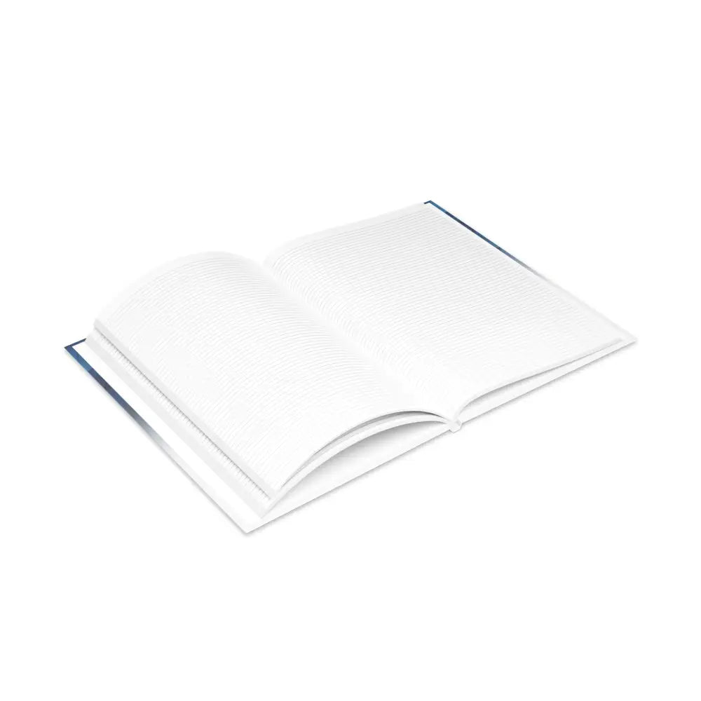 Open lined notebook from Never Stop Dreaming Equestrian Fantasy Hardcover Notebook