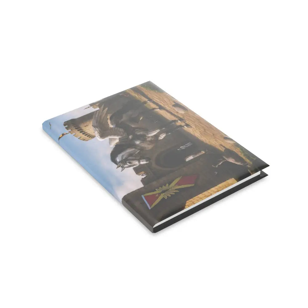Hardcover journal with Winged Horse Design from Oso Guardian of the Keep Equestrian Notebook