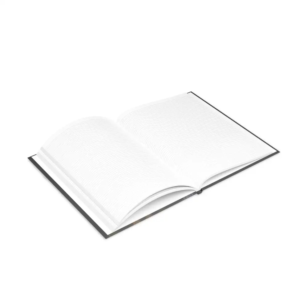 Open lined notebook from Ripley Royal Pegasus Queen Equestrian Hardcover Notebook with Winged Horse Design
