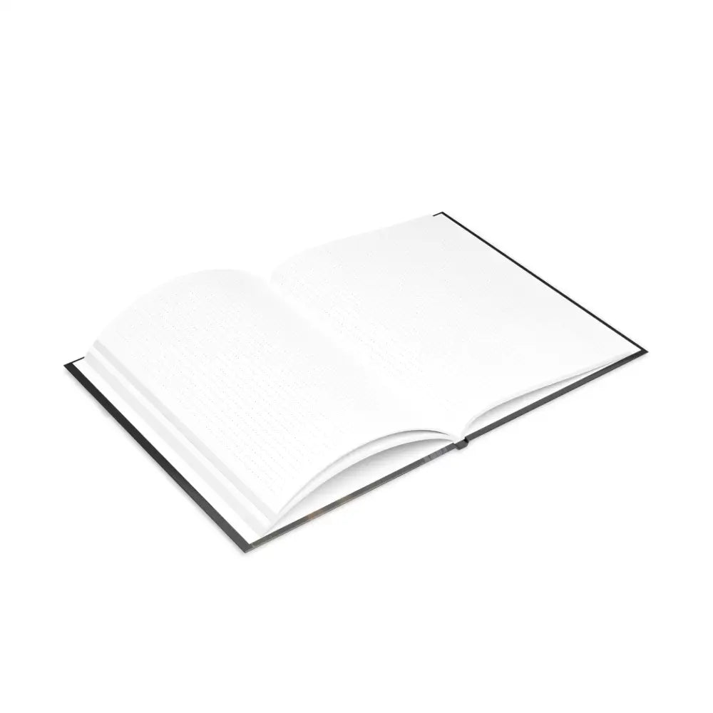 Open blank book showcasing Ripley Royal Pegasus Queen Equestrian Hardcover Notebook
