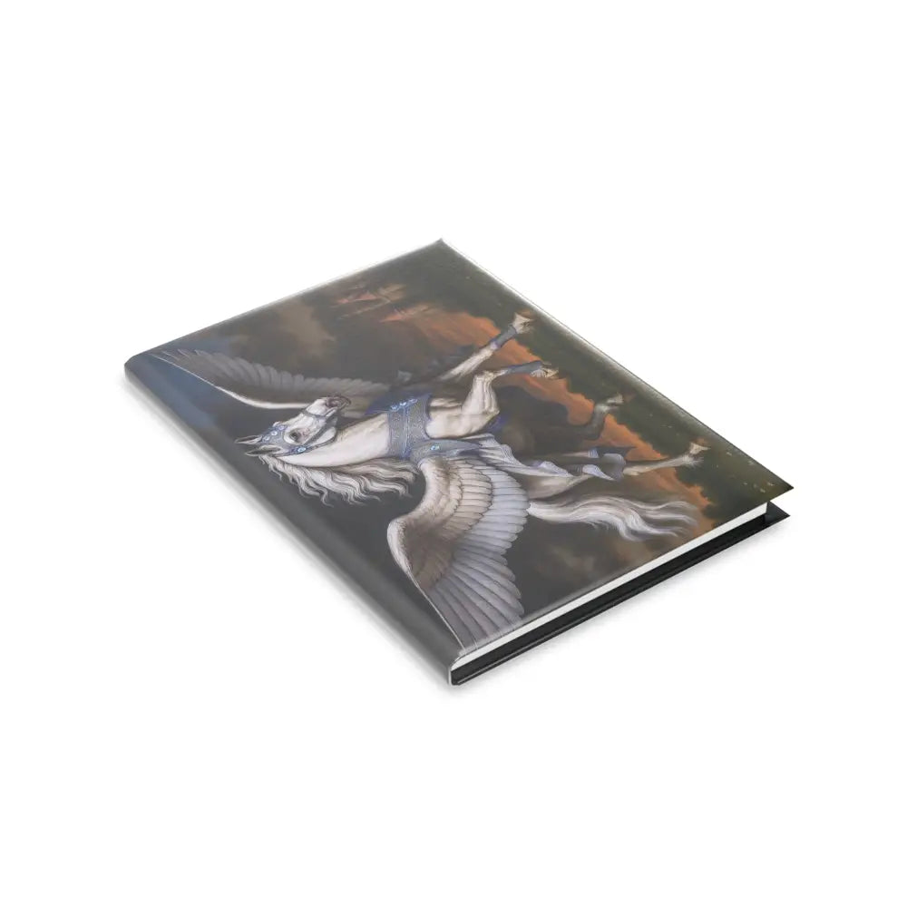 Pegasus-themed hardcover notebook featuring winged horse design for Equestrian enthusiasts