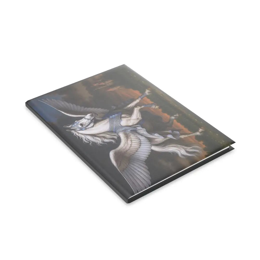 Pegasus-themed hardcover journal with winged horse design for Equestrian enthusiasts