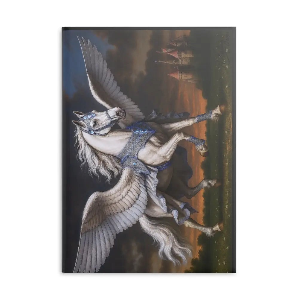 Pegasus journal with Winged Horse Design on the Ripley Royal Pegasus Queen Equestrian Notebook