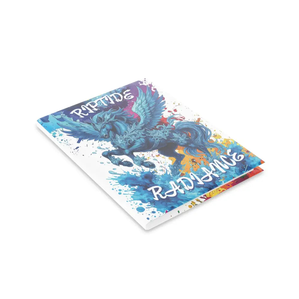 Pegasus-themed hardcover notebook from Riptide Radiance Winged Horse collection