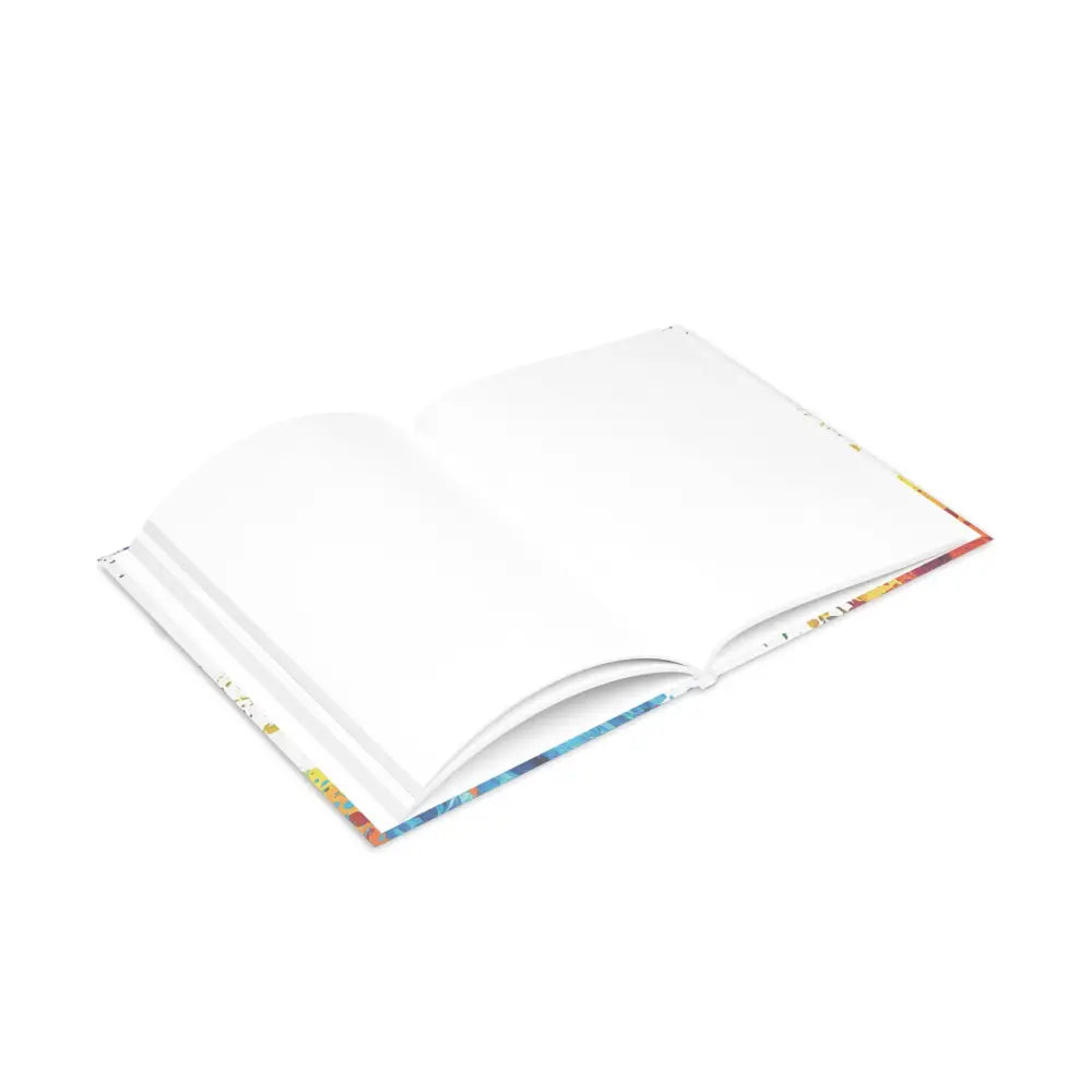 Open blank book from Riptide Radiance Winged Horse Hardcover Notebook collection