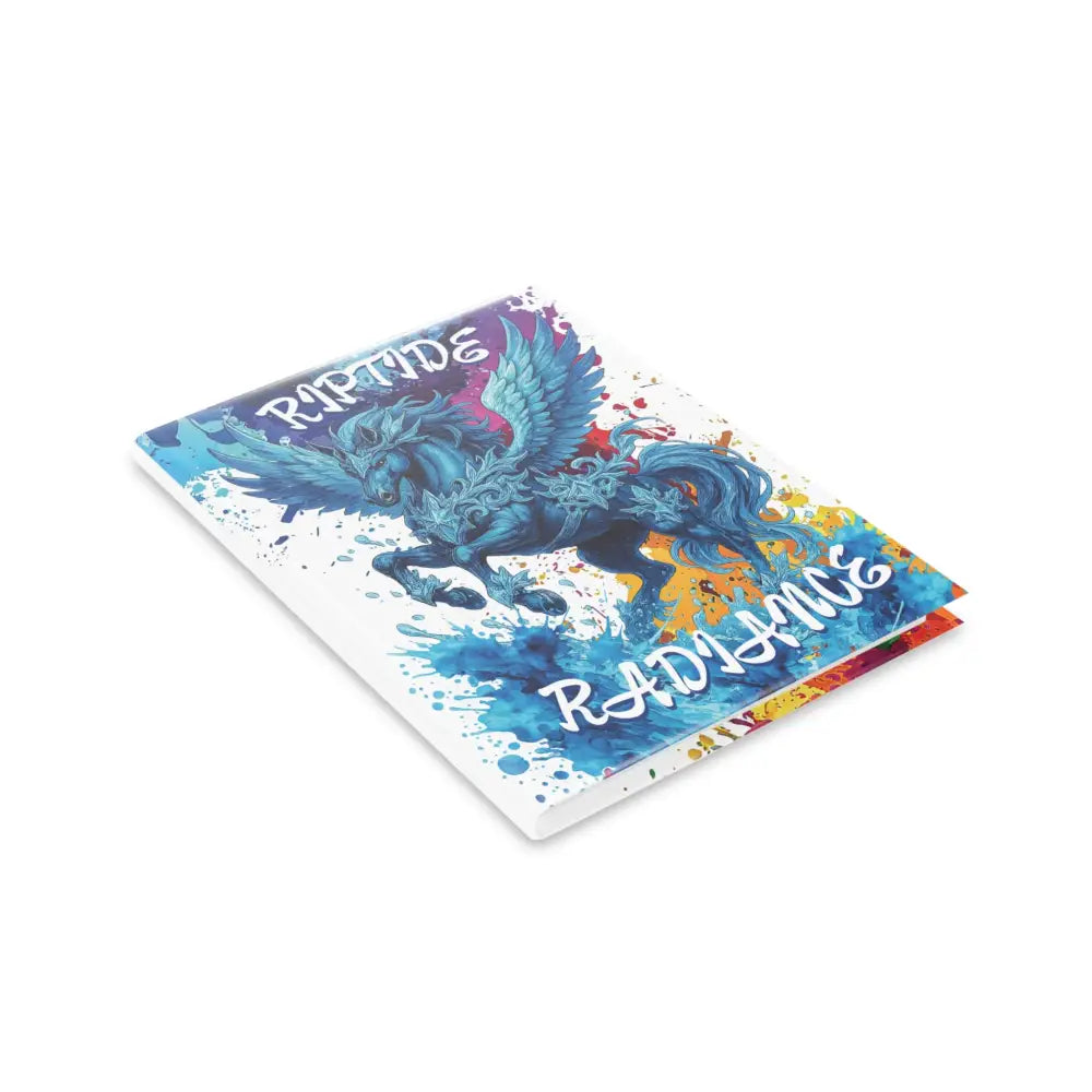 Pegasus-themed greeting card from Riptide Radiance Winged Horse Hardcover Notebook