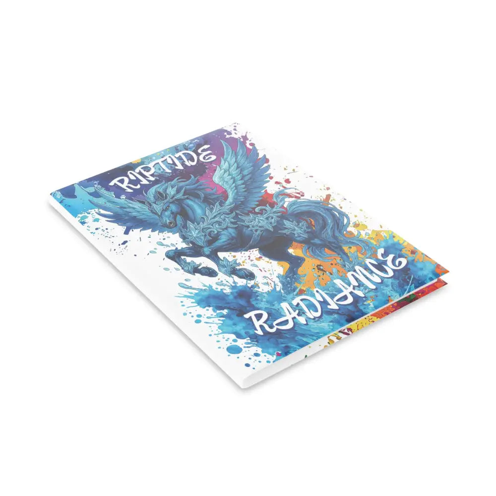 Pegasus-themed hardcover notebook from Riptide Radiance Winged Horse collection