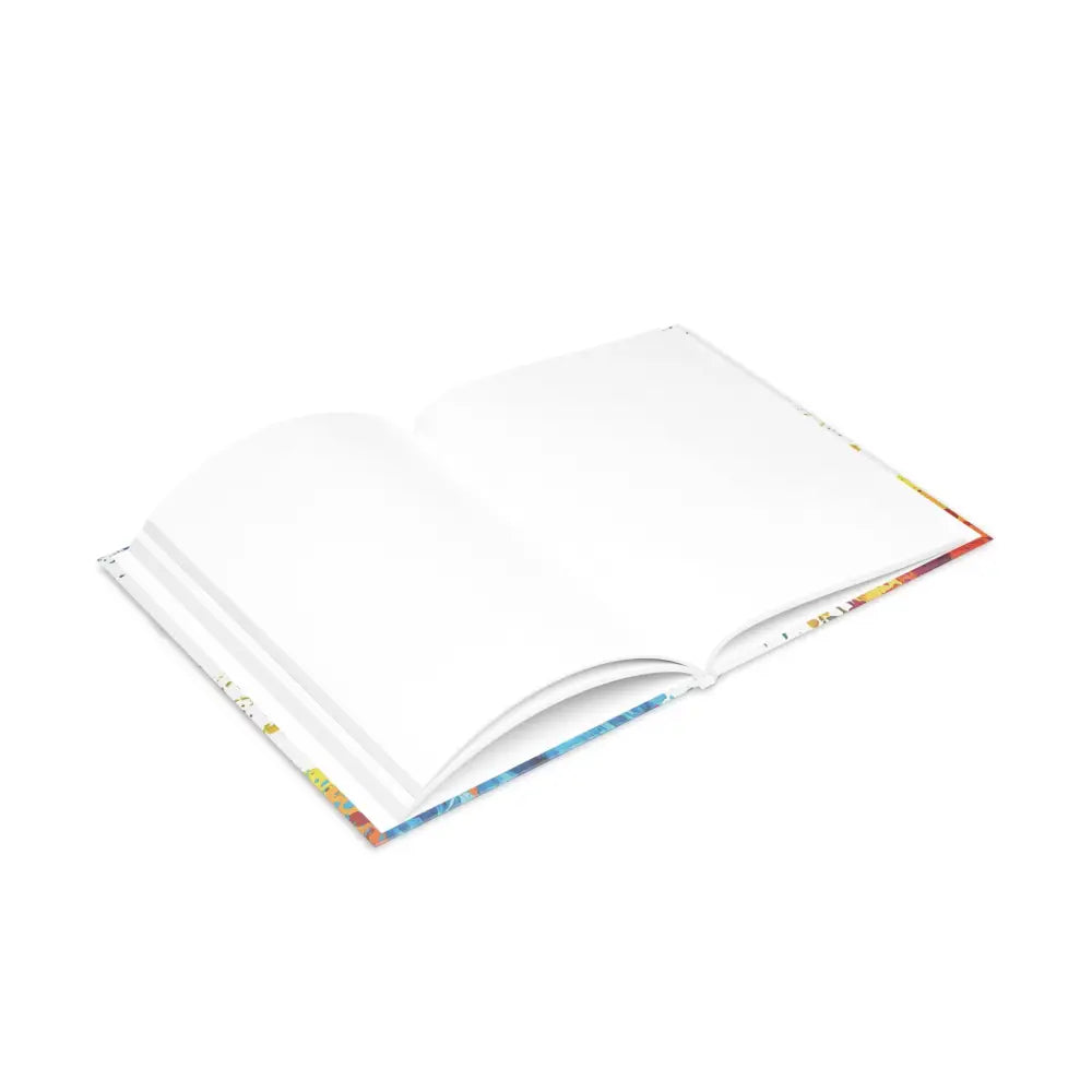 Open blank book from Riptide Radiance Winged Horse Hardcover Notebook series
