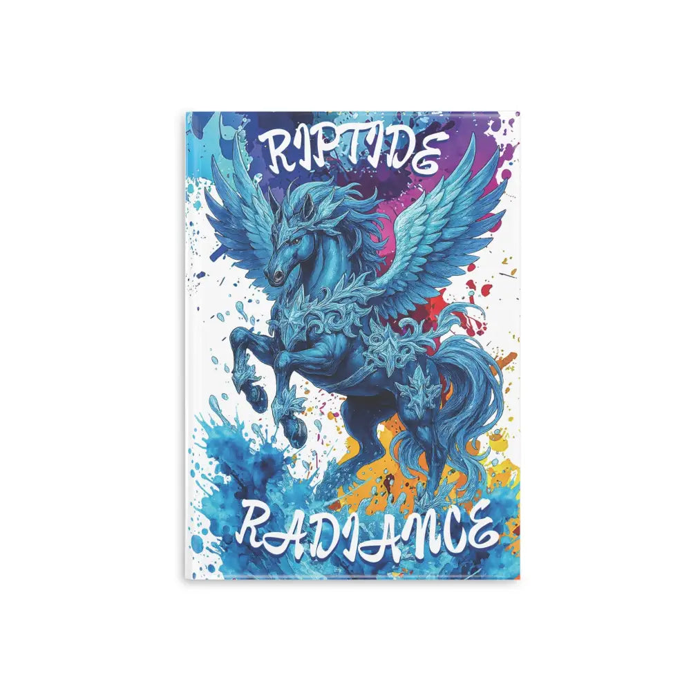 Artistic Pegasus canvas print featured on Riptide Radiance Winged Horse Notebook