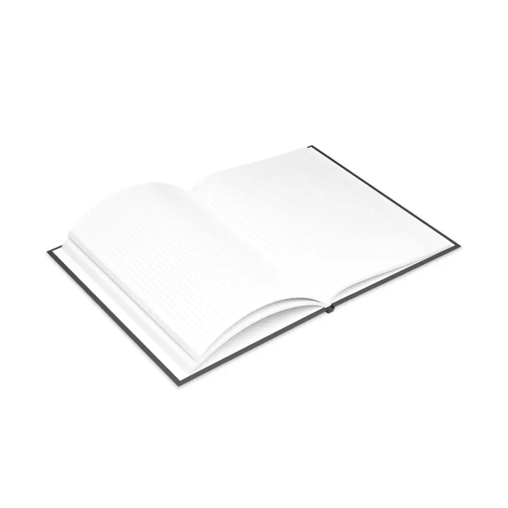 Open blank book from The Tome, the Tude, and the Tiny Hands Hardcover Notebook