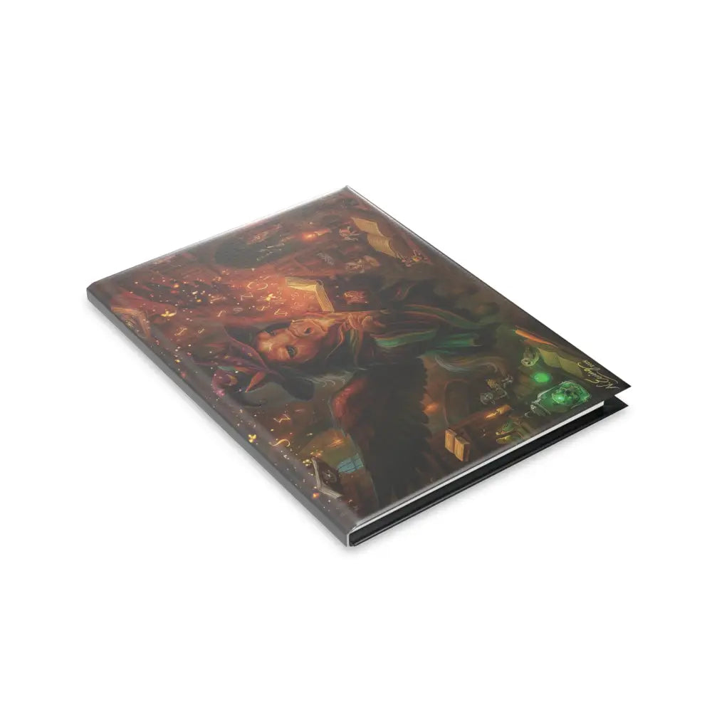Art-covered hardcover notebook for The Tome the Tude and the Tiny Hands Wizard Pony collection