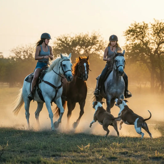 Riding Into the Chaos: An Unforgettable Texas Sunset Trail Ride