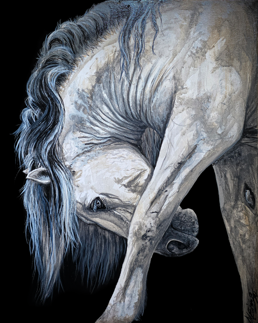 Limited Edition Luxury Horse Canvas Print | Untamed Grace by Nadine Ewing
