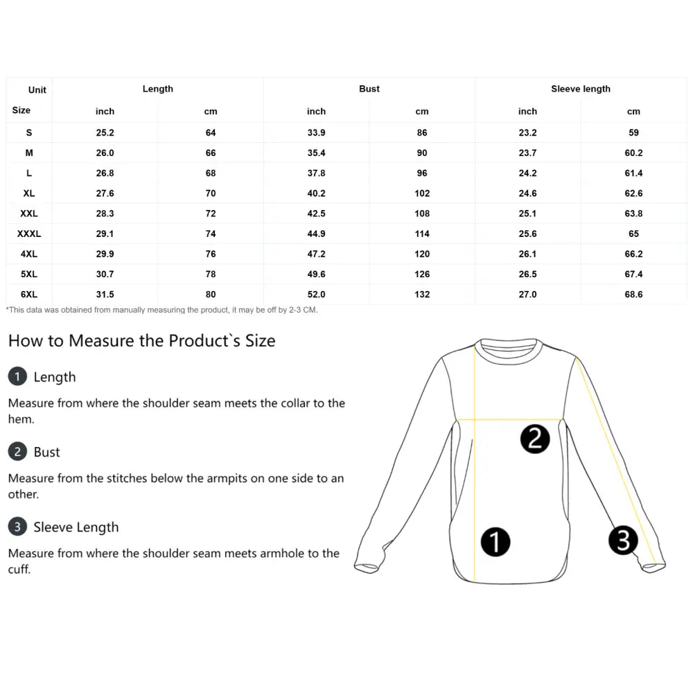Clothing size chart with measurement guide for Courage Portal Fantasy Pegasus Sun Shirt UPF50+