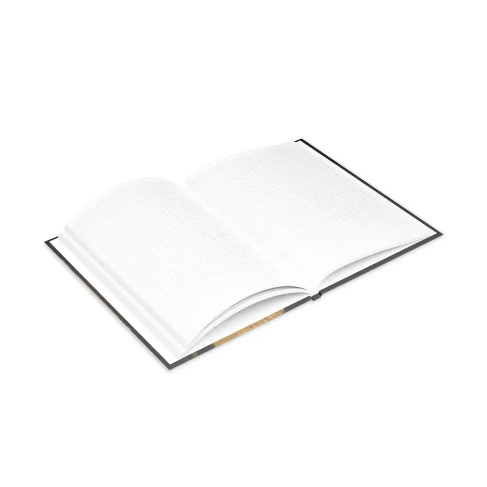 Open lined notebook from Oso Guardian of the Keep Equestrian Hardcover Winged Horse Design