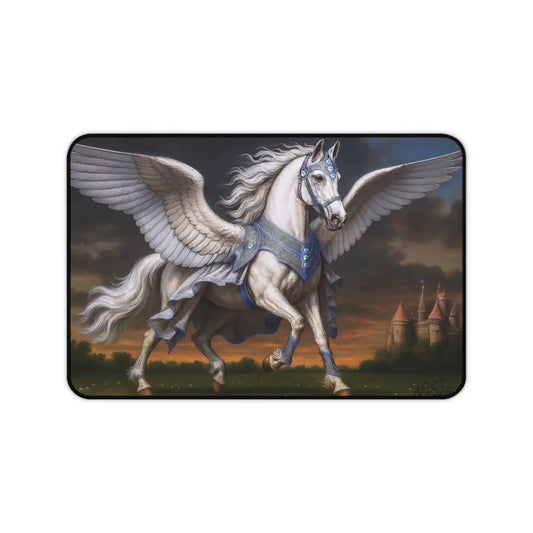 Artistic Pegasus Horse Lover Desk Mat featuring a mythical Pegasus for the Ripley Royal Pegasus Queen product