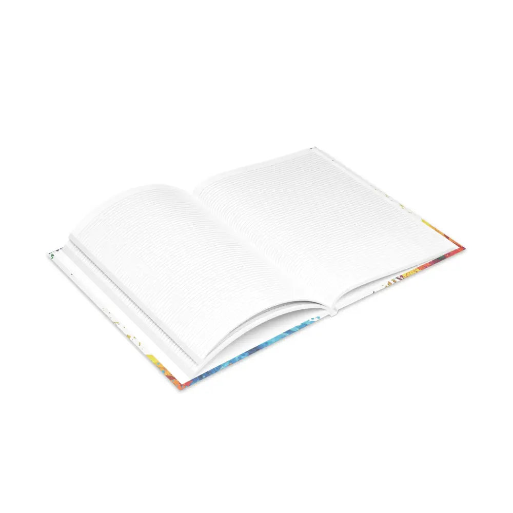Open lined notebook in Riptide Radiance Winged Horse Hardcover Notebook product