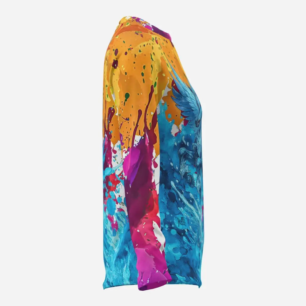 Colorful long-sleeved shirt from Riptide Radiance Fantasy Pegasus Sun Shirt UPF50+