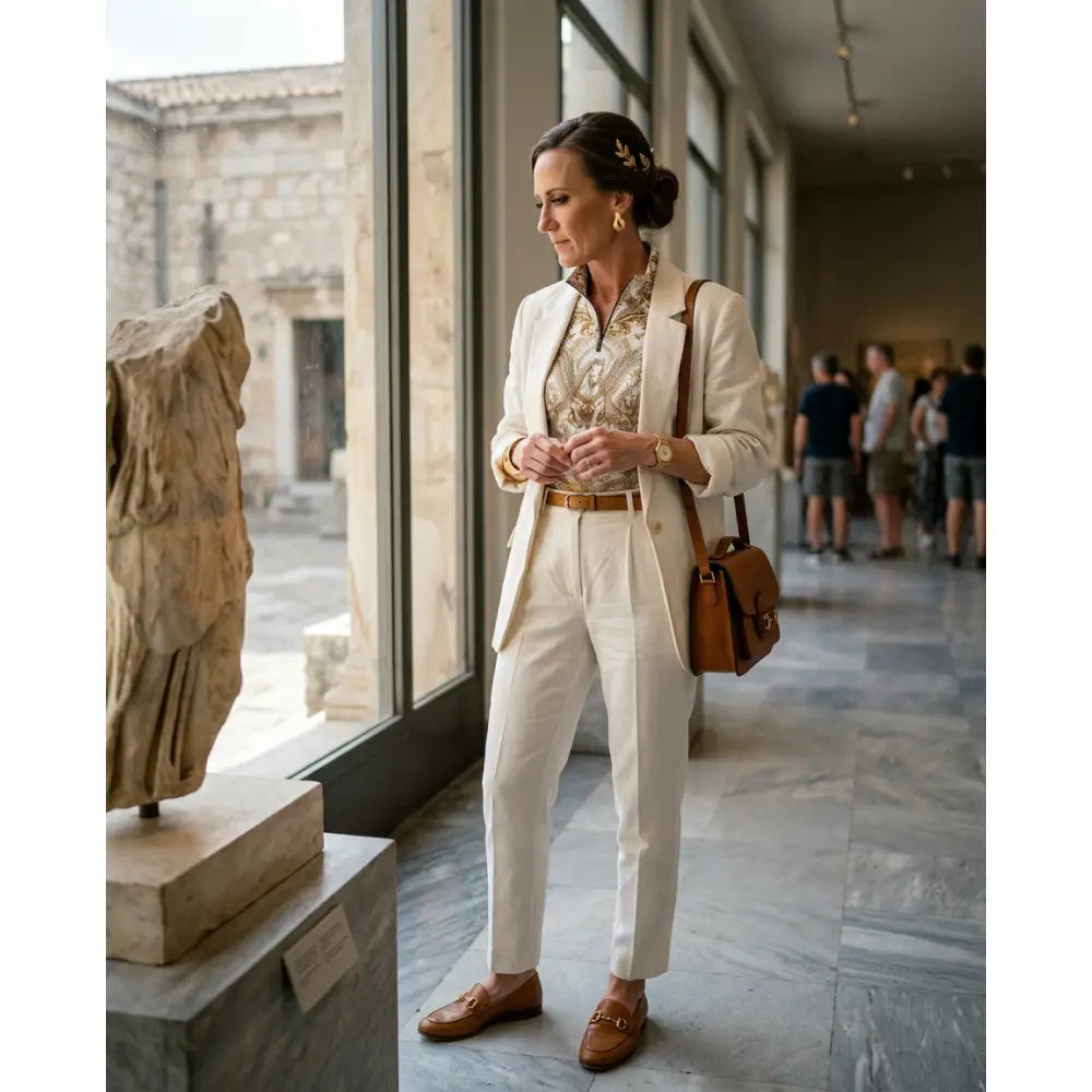 Tan leather gucci handbag with structured rectangular shape and gold-tone hardware from solis aeternum wearable art collection
