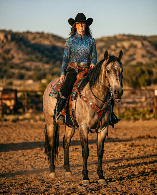 Caelestia Draconis — Performance Equestrian Sun Shirt UPF50+